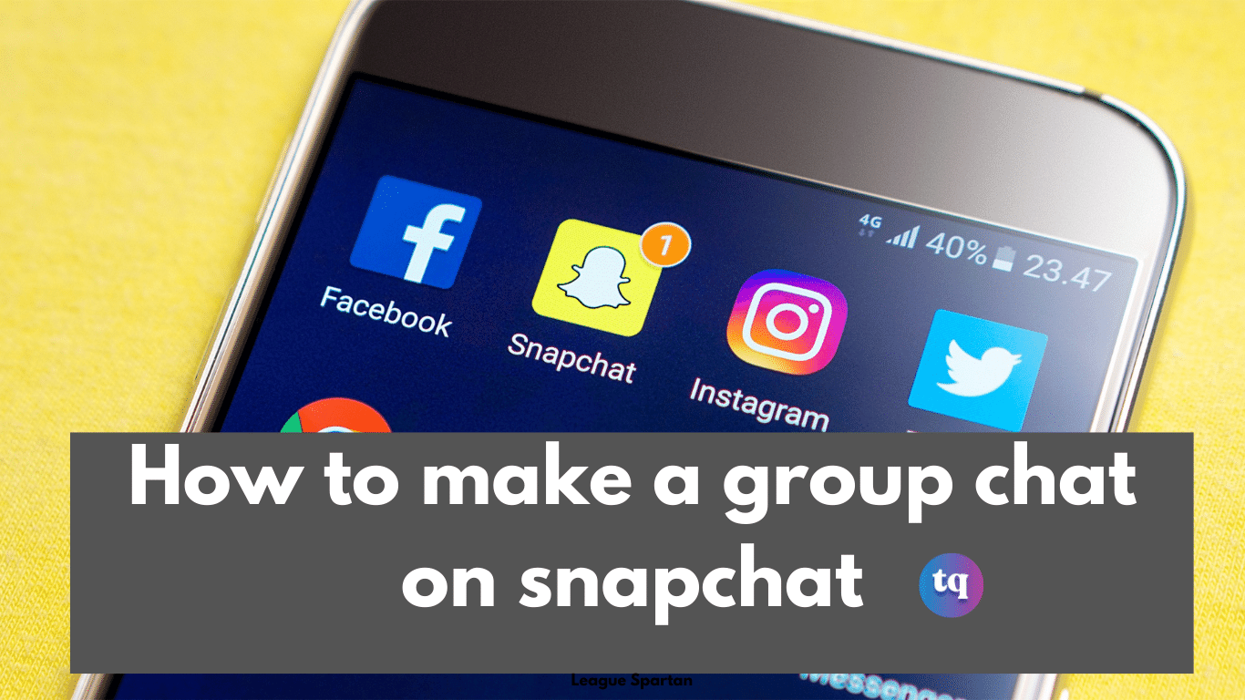 How to make a group chat on snapchat