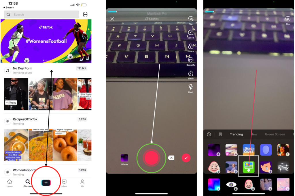 Tiktok Pictures Using Effect 