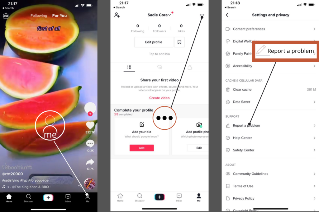 Request a Change to Your Birthday on TikTok