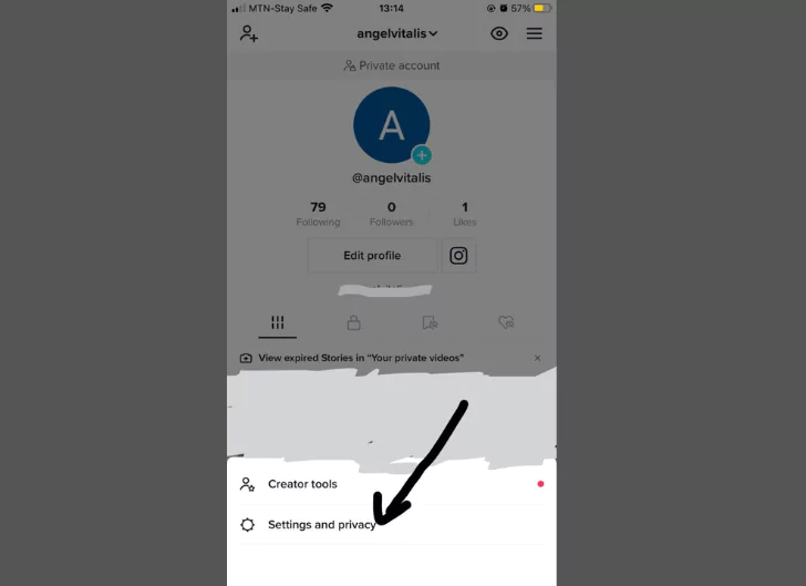 find your Blocked list on Tiktok