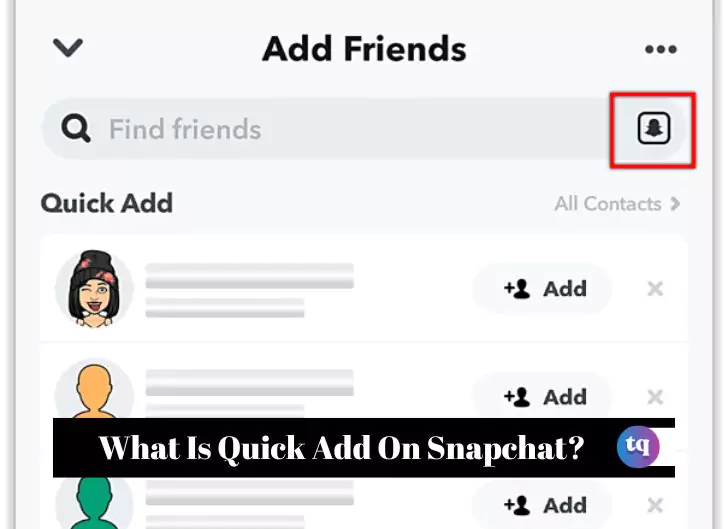 Quick add on Snapchat
