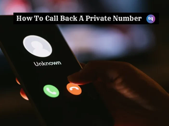 how to call back a private number