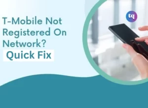 not registered on network