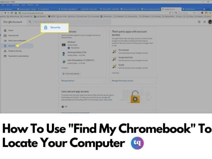 find my chromebook