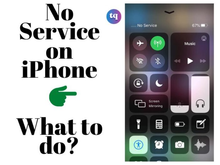 no service on iphone