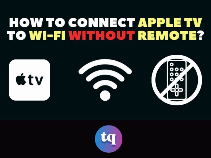 apple tv to wifi without remote