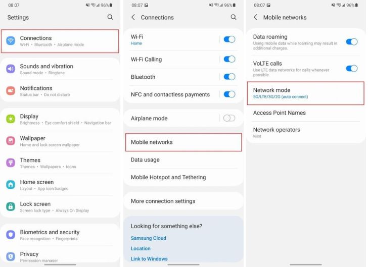 How to Turn Off 5g Samsung S21