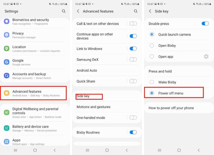 How to Turn Off Samsung Galaxy S21
