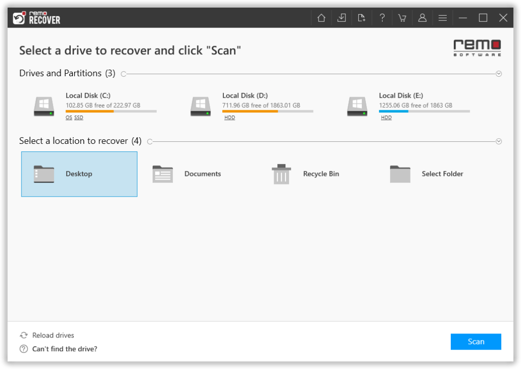 Remo File Recovery Software