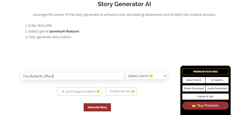 AI Stroy Generator