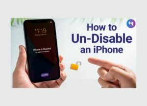 How to Unlock Disabled iPhone