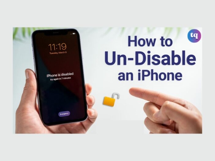 How to Unlock Disabled iPhone