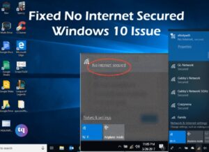 no internet secured