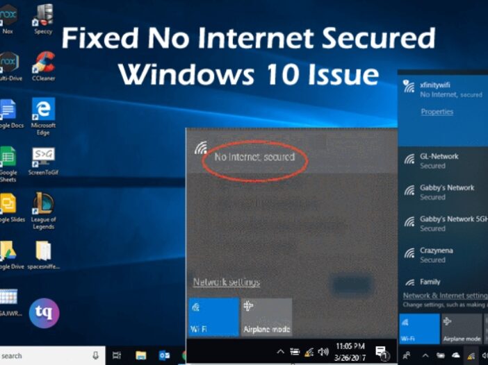 no internet secured