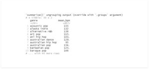 r grouping