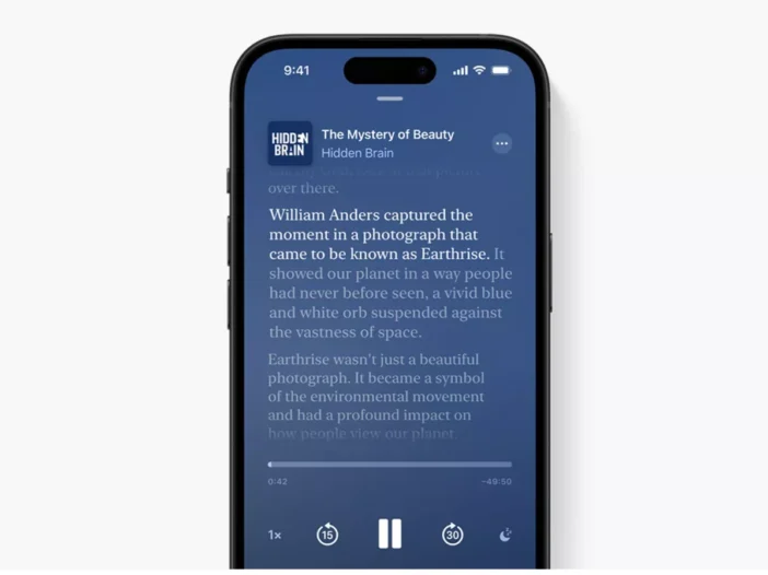 apple’s useful podcast transcripts