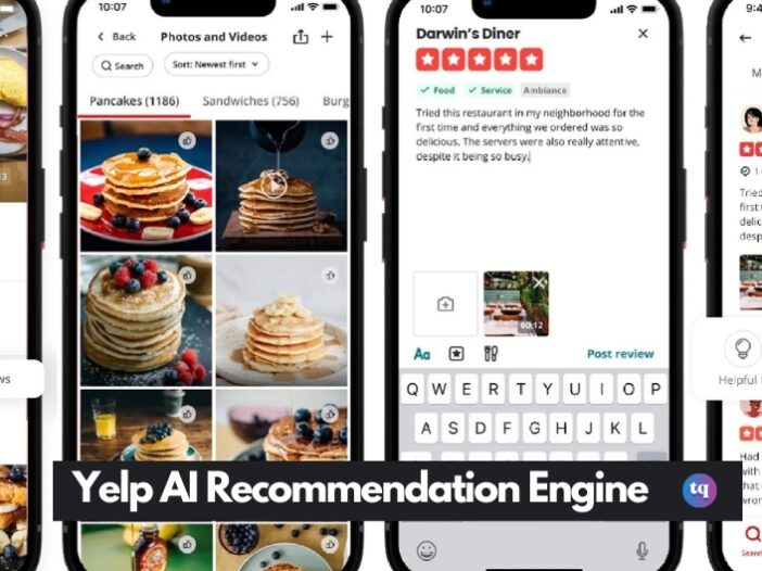 Yelp AI recommendation engine