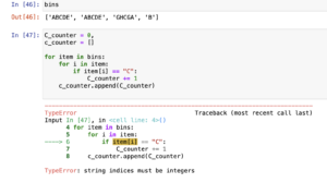TypeError: string indices must be integers