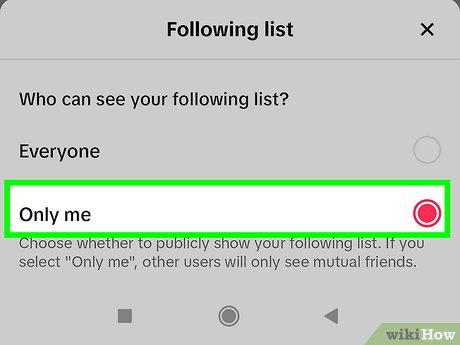 Open my TikTok following feed