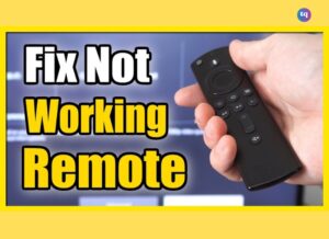 Firestick remote not working