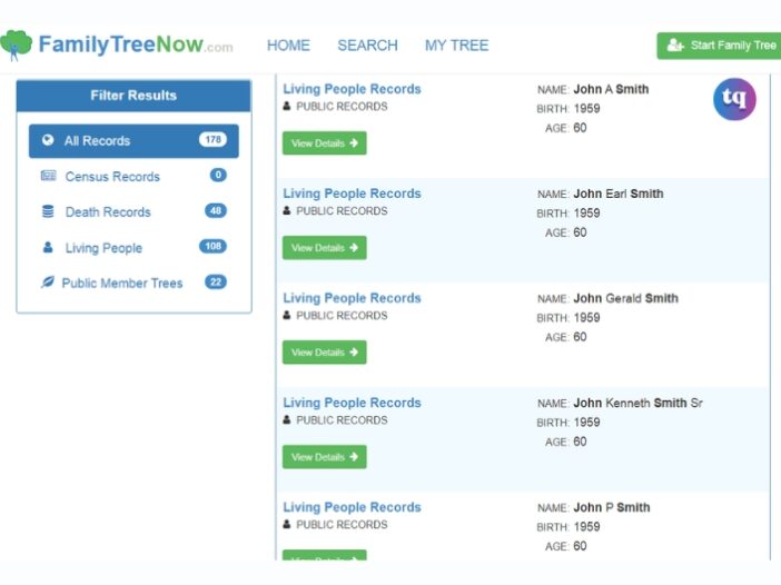 familytreenow